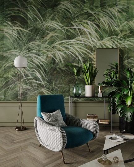 Wonderwall 35 0542 06 Pampa - mural z motywem trawy