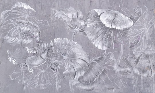 Wonderwall 35 0555 01 Fera - mural z motywem okazałych liści