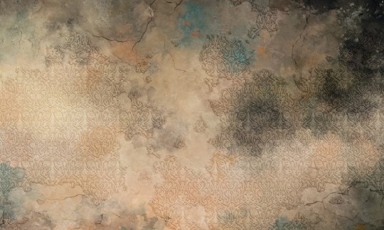 Wonderwall 35 0733 12 Ebbi - mural z motywem kwiatów i ptaków