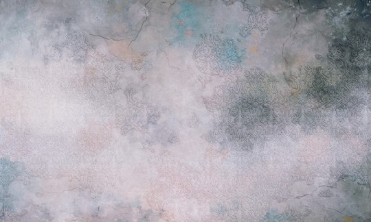 Wonderwall 35 0733 13 Ebbi - mural z motywem kwiatów i ptaków