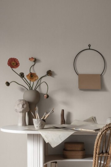 Sandberg S10288 Essentials Rand Sandstone - tapeta w minimalistyczne paski