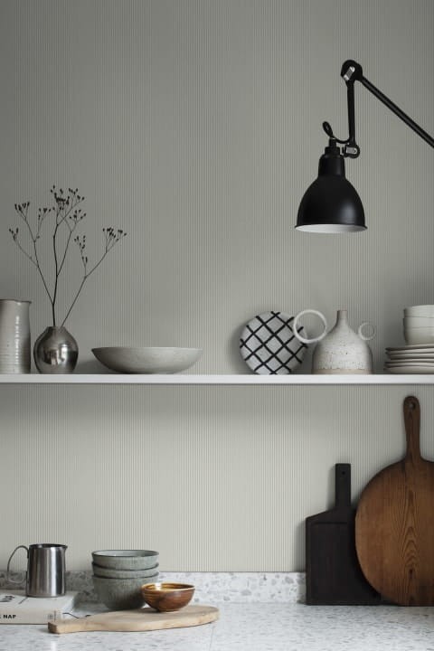 Sandberg S10291 Essentials Rand Garden Green - tapeta w minimalistyczne paski