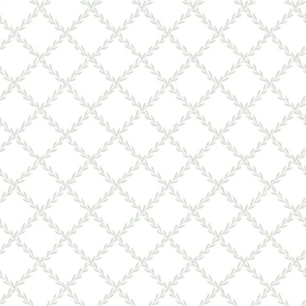 Sandberg S10301 Essentials Trellis Garden Green - tapeta w kratkę z liści
