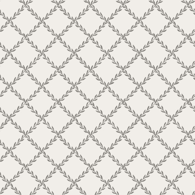 Sandberg S10306 Essentials Trellis Graphite - tapeta w kratkę z liści