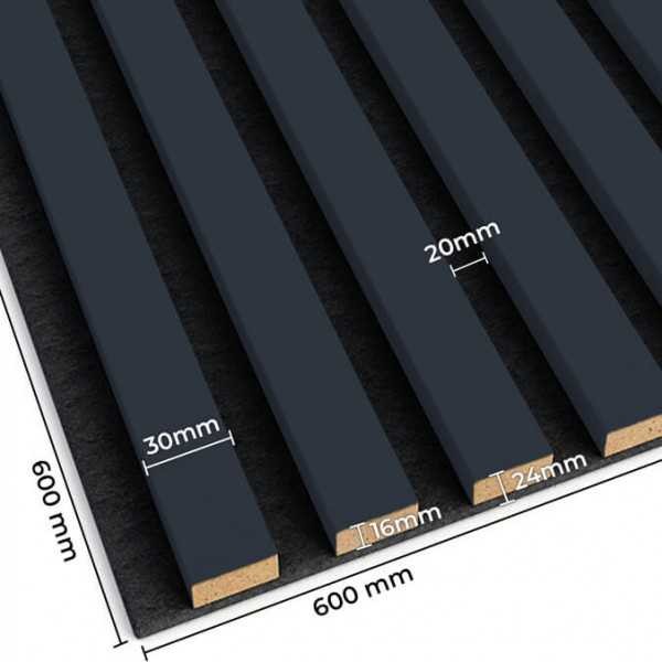 Panele ścienne Lameo Antracyt LAMEO_A112