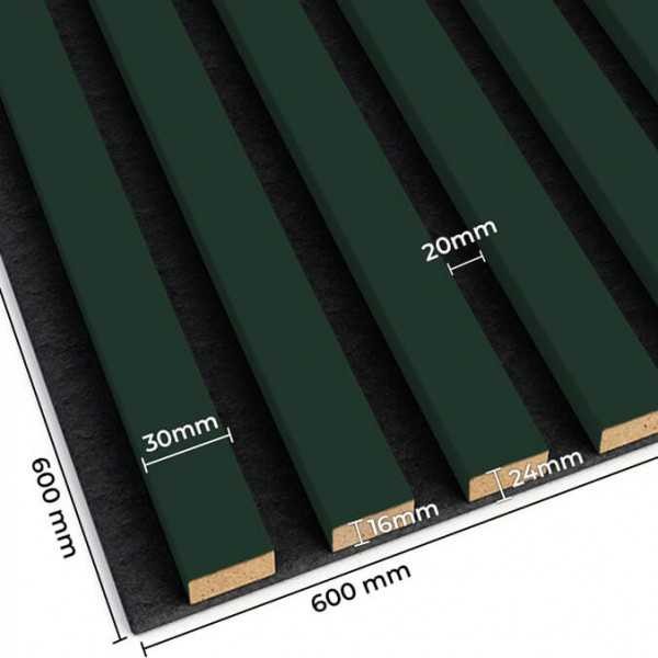 Panele ścienne Lameo Butelkowa Zieleń LAMEO_A120