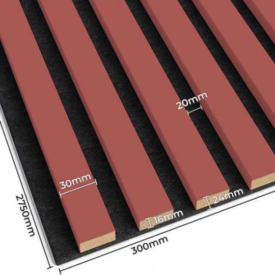 Lamele na czarnym filcu Lameo Koralowe LAMEO_F122