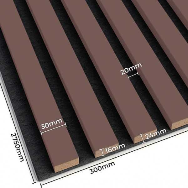 Lamele na szarym filcu Lameo Pudrowy Róż LAMEO_FS123