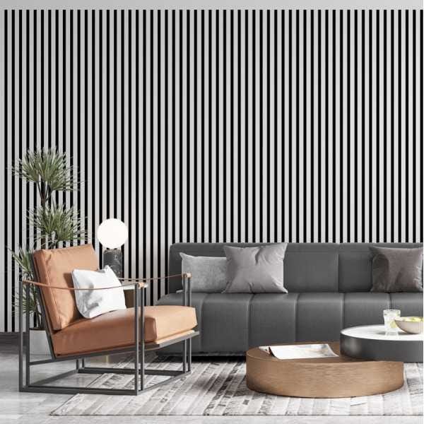 Lamele na białej płycie HDF Lameo Biały Mat LAMEO_HB110