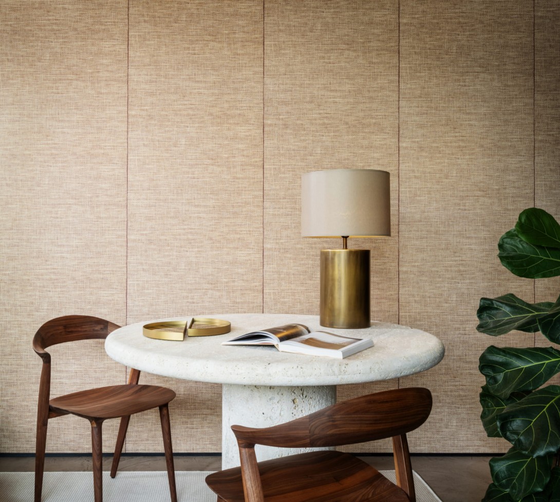 Arte 26740 Essentials Les Naturels La Raphia Tisse Ivory - tapeta o teksturze tkanej rafii