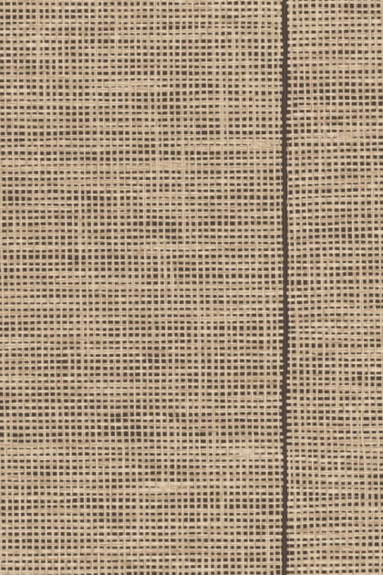 Arte 26744 Essentials Les Naturels La Raphia Tisse Black Natural - tapeta o teksturze tkanej rafii