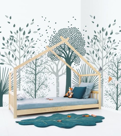 Lilipinso H0643 M.Fox - mural w drzewa