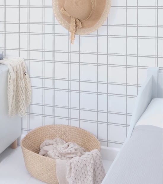 Lilipinso H0676 Picnic Day - tapeta w kratę