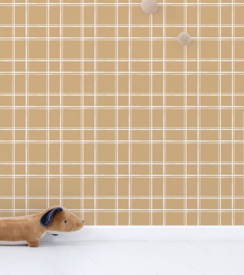 Lilipinso H0677 Picnic Day - tapeta w kratę