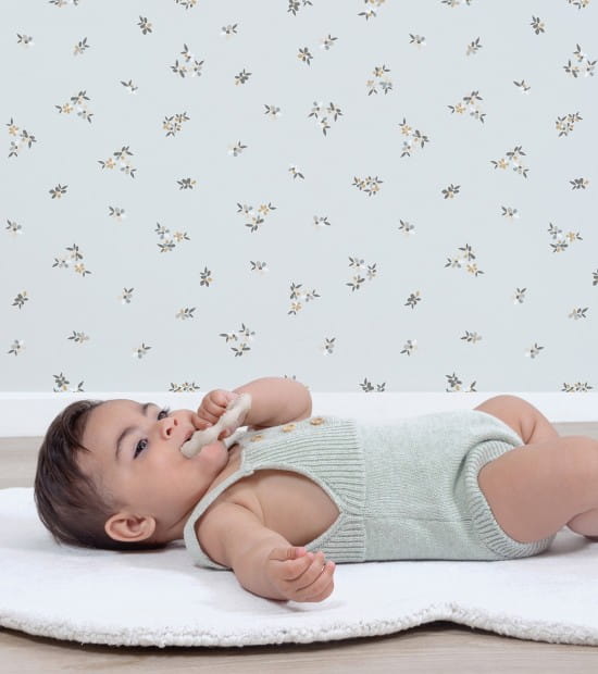 Lilipinso H0683 Braylynn - tapeta minimalistyczna w kwiaty