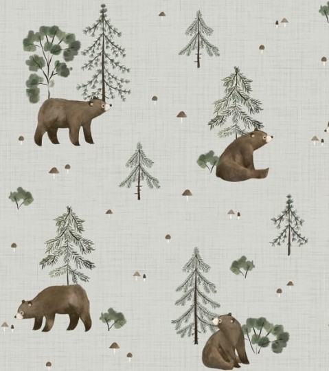 Lilipinso H0700 Kharu - tapeta w niedźwiedzie