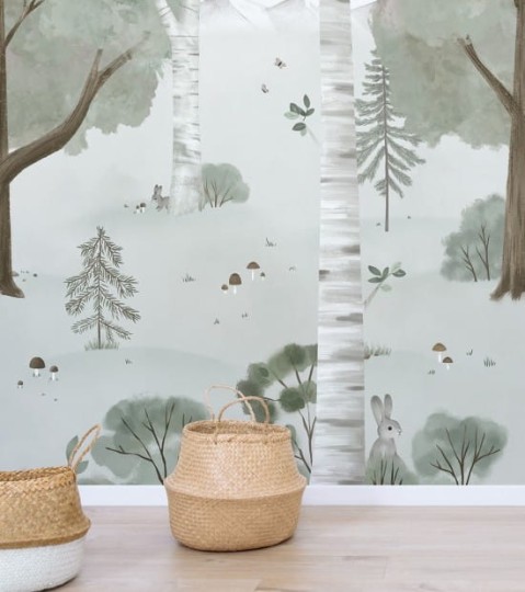 Lilipinso H0703 Kharu - mural leśna ze zwierzętami