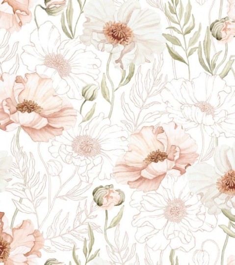 Lilipinso H0706 Islandic Poppies - tapeta w kwiaty