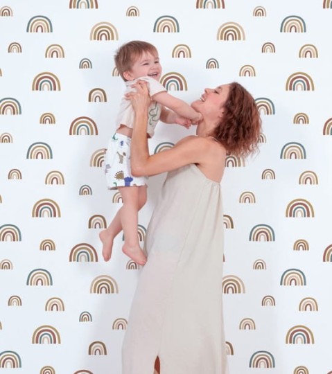 Lilipinso H0742 Sunny - tapeta w tęczę