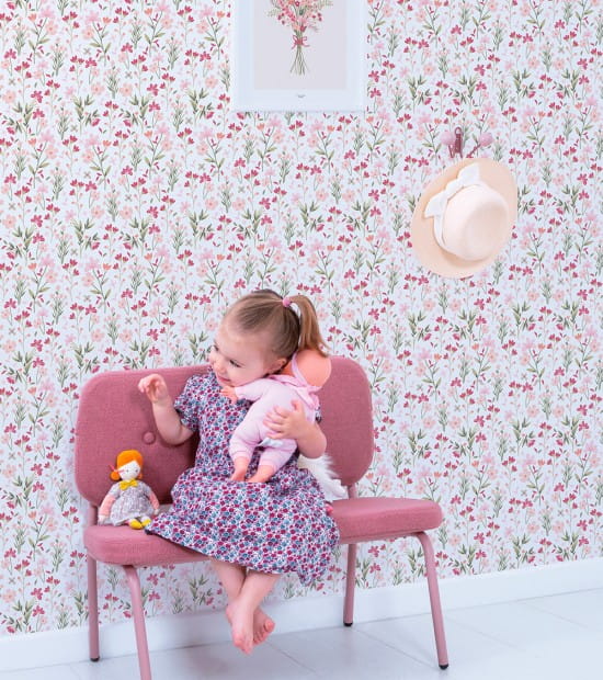 Lilipinso H0723 Magenta - tapeta w letnie kwiaty