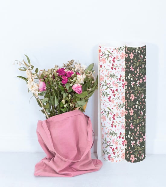 Lilipinso H0723 Magenta - tapeta w letnie kwiaty