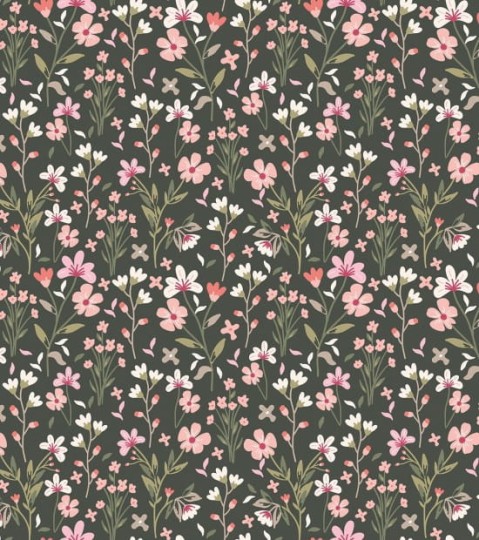 Lilipinso H0724 Magenta - tapeta w letnie kwiaty