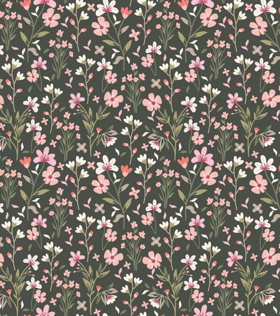 Lilipinso H0724 Magenta - tapeta w letnie kwiaty