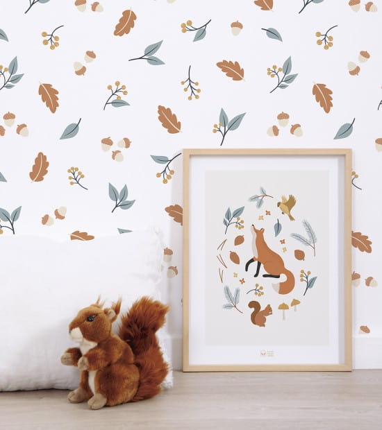 Lilipinso H0691 Joro - tapeta w liście dębu