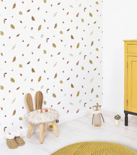 Lilipinso H0575 Forest Happiness - tapeta w listki