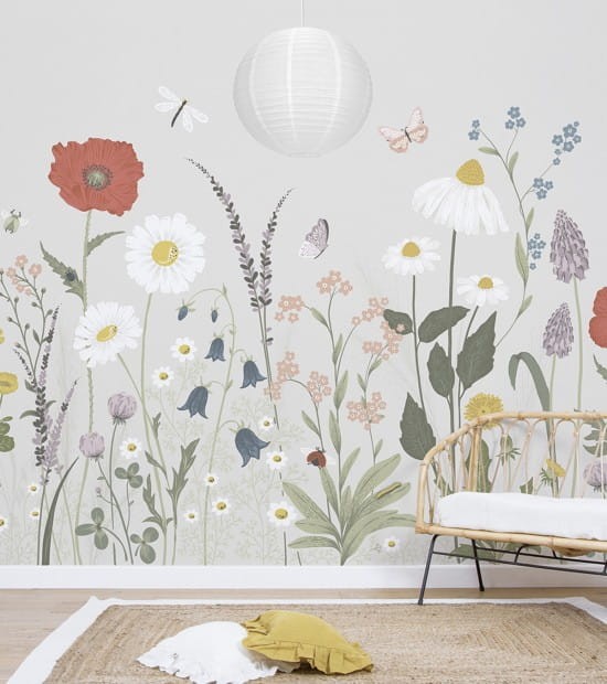 Lilipinso H0608 Wildflowers - mural w kwiaty