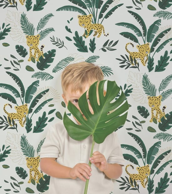 Lilipinso H0562 Jungle Night - tapeta w gepardy