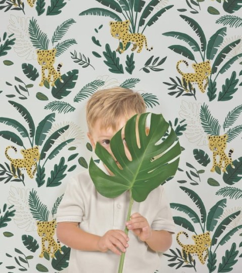 Lilipinso H0562 Jungle Night - tapeta w gepardy