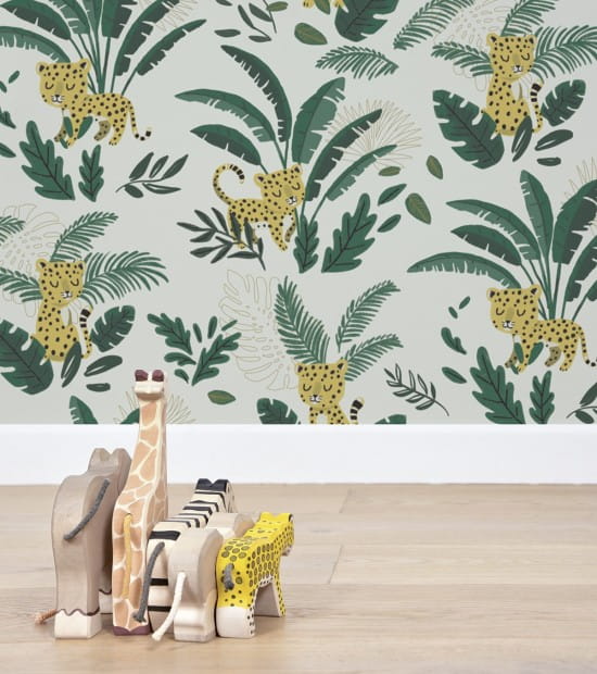 Lilipinso H0562 Jungle Night - tapeta w gepardy