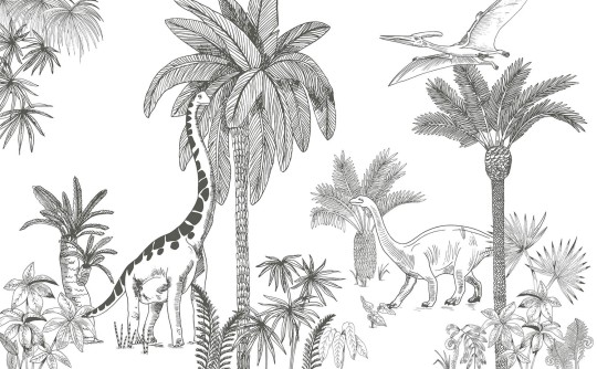 Lilipinso H0566 Dinosaurus - mural w dinozaury