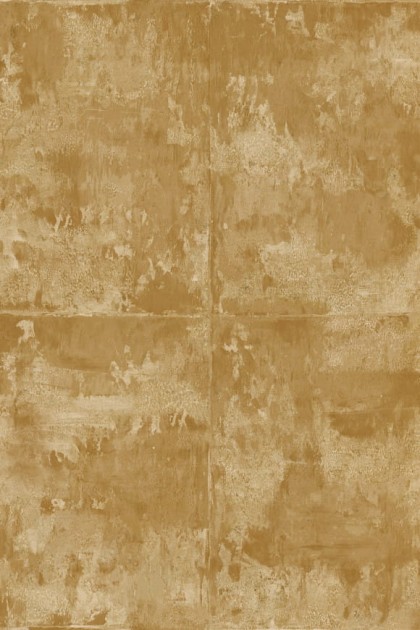 Arte 85500A Metal X Patina Platinum Warm Gold - tapeta o blokowym wzorze imitującym postarzany tynk