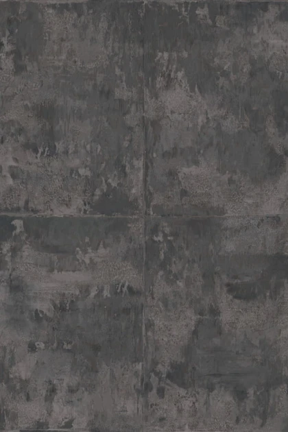 Arte 85508A Metal X Patina Platinum Ash - tapeta o blokowym wzorze imitującym postarzany tynk