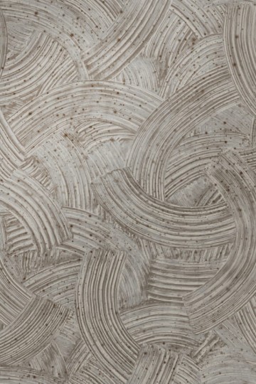 Arte 60105 Metal X Patina Impasto Silver - tapeta o wzorze grubych pociągnięć pędzla z farbą