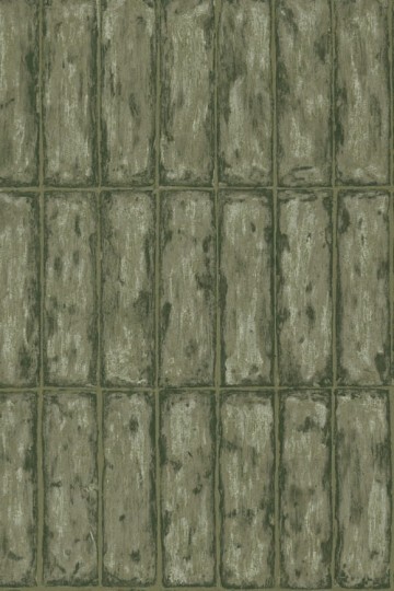 Arte 60120 Metal X Patina Chalk Stone Moss Green - tapeta o wzorze kamienia kredowego