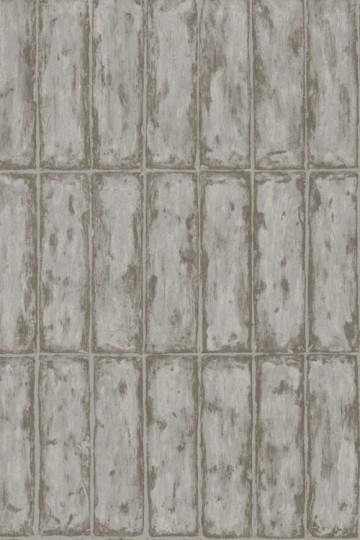 Arte 60124 Metal X Patina Chalk Stone Silver - tapeta o wzorze kamienia kredowego