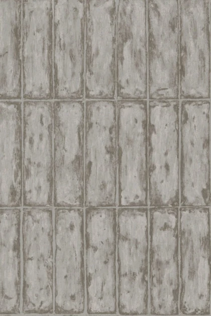 Arte 60124 Metal X Patina Chalk Stone Silver - tapeta o wzorze kamienia kredowego