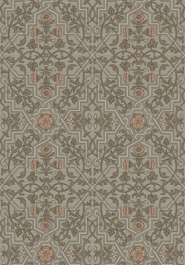 Boras Tapeter 4590 Anno Rosenvinge - tapeta w kwiaty w renesansowym stylu