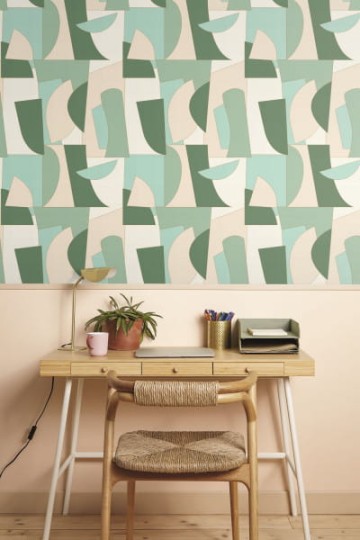 Caselio 105011955 Outlines Figures - tapeta geometryczna