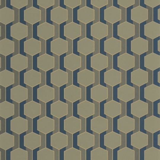 Casadeco 89307783 Derby Hamilton Vert Kaki - tapeta geometryczna