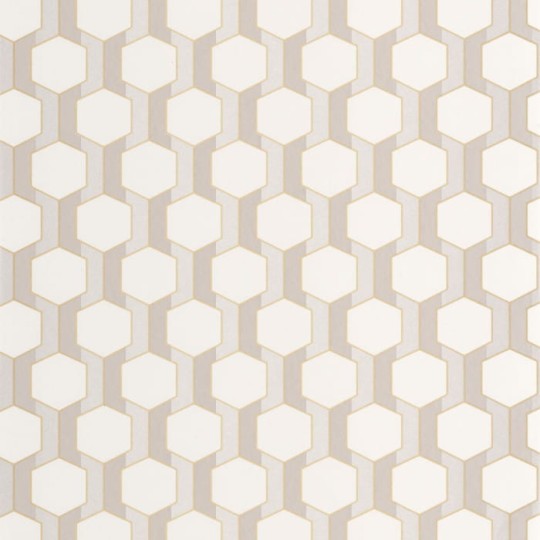 Casadeco 89309016 Derby Hamilton Naturel - tapeta geometryczna