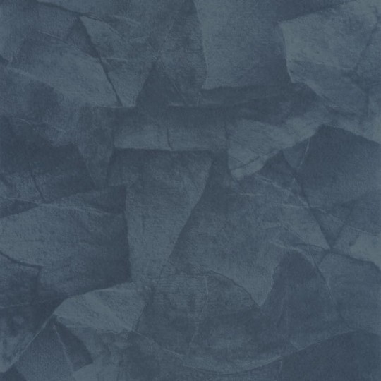 Casadeco 89636565 Papercraft Papier Colle Bleu ardoise - tapeta o wzorze pogniecionego papieru