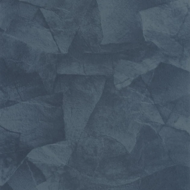 Casadeco 89636565 Papercraft Papier Colle Bleu ardoise - tapeta o wzorze pogniecionego papieru