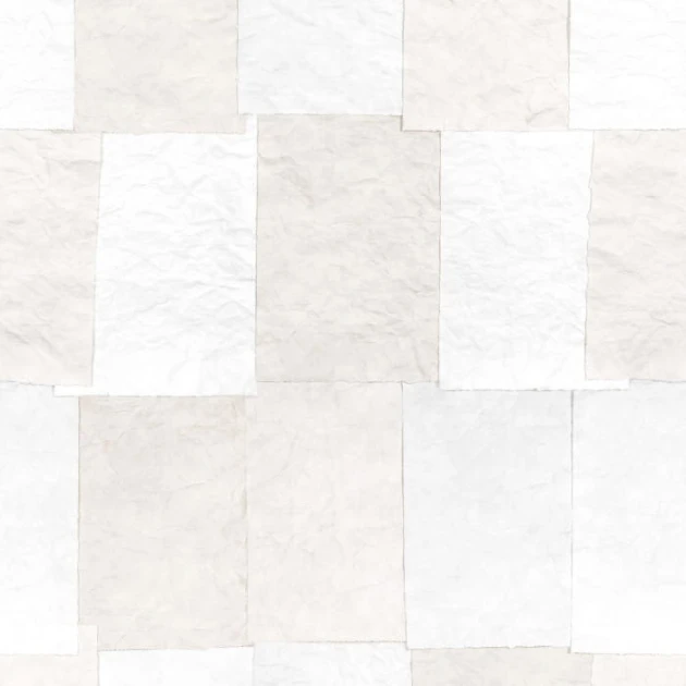 Casadeco 89670203 Papercraft Fabrique A Papier Blanc_M - mural kartki papieru