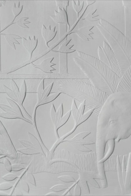 Arte 97002 Babylon Between Rivers Feather - tapeta o wzorze trójwymiarowej scenerii