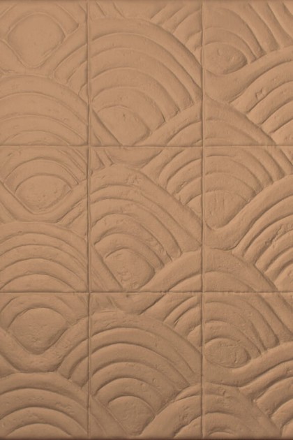 Arte 97013 Babylon Terracotta Almond - tapeta 3D z reliefami rycin