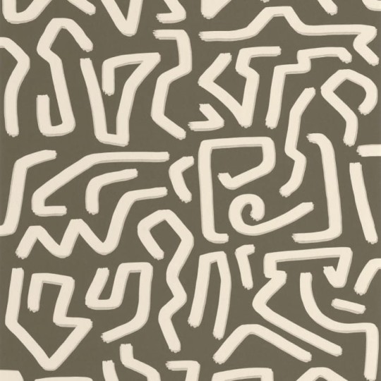 Casadeco 89357505 Milano Sixties Symbol - tapeta z motywem symboli